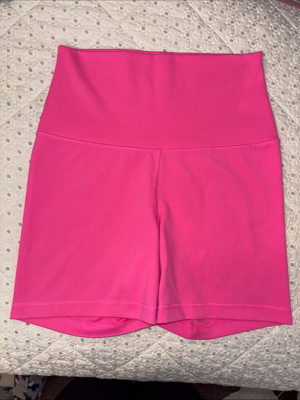 90 DEGREE REFLEX High-Waist Hot Pink Shorts